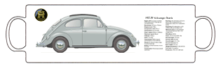 VW Beetle 1957-59 Mug 2